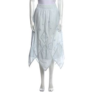 Ganni Eyelet Skirt 100% Organic Cotton